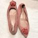 J. Crew Shoes | J. Crew Suede Lottie Tassel Flats Size 7 | Color: Pink/Red | Size: 7