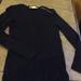 Michael Kors Sweaters | Michael Kors Sz M Black Ribbed Sweater With Zipper On Left Shoulder | Color: Black/Silver | Size: M