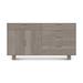 Copeland Furniture Iso 66" Wide 5 Drawer Oak Wood Sideboard Wood in Brown | 35 H x 66.125 W x 18 D in | Wayfair 6-ISO-71-77