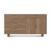 Copeland Furniture Iso 66" Wide 5 Drawer Oak Wood Sideboard Wood in Brown | 35 H x 66.125 W x 18 D in | Wayfair 6-ISO-72-78