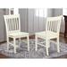 Winston Porter Carless Solid Wood Slat Back Side Chair Wood in White | 35 H x 18 W x 19 D in | Wayfair 915AF17436B94C9A9FF59199BA3B723C