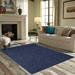 Brown 54 x 27 x 0.4 in Area Rug - Eider & Ivory™ Broadway Collection Pet Friendly Area Rugs Petrol Blue Polyester | 54 H x 27 W x 0.4 D in | Wayfair