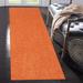 Orange 2'6" x 46' Area Rug - Latitude Run® kids Solid Color Custom Size Runner Area Rugs 552.0 x 30.0 x 0.4 in Polyester | Wayfair