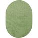 Lime Green Oval 6' x 9' Area Rug - Eider & Ivory™ Broadway Collection Pet Friendly Area Rugs 108.0 x 72.0 x 0.4 in greenPolyester | Wayfair