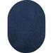 Blue/Navy 108 x 72 x 0.4 in Area Rug - Eider & Ivory™ Broadway Collection Pet Friendly Area Rugs Navy Polyester | 108 H x 72 W x 0.4 D in | Wayfair