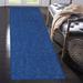 Blue 168 x 30 x 0.4 in Area Rug - Latitude Run® Solid Color Custom Size Runner Area Rugs Royal Polyester | 168 H x 30 W x 0.4 D in | Wayfair