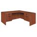 "Legacy 66"" Double Pedestal L-Desk with 35"" Return- Cherry - Regency LLD6630CH"