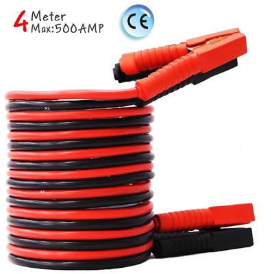 2x4m Starthilfekabel 12/24V 500 Amp Überbrückungskabel Starterkabel kfz Batterie Image