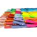 YKKÂ® Nylon Coil Zippers Assorted 40 Different Colors - YKK Number 3 Skirt and Dress- Not 1 Will Be the Same - Closed Bottom (40 Zippers/pack) Select Length (5 )