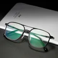 Lunettes rétro en aluminium et magnésium pour hommes monture complète de Style Business lunettes