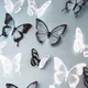18 pièces/lot autocollant mural papillon en cristal effet 3d beau papillon pour chambre d'enfants