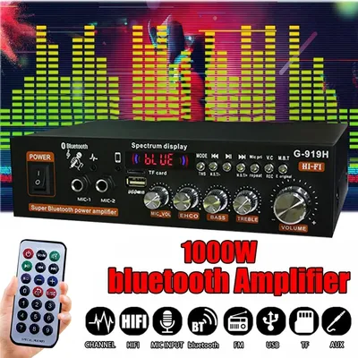 G30 G-919H 1000W Amplificateurs de puissance domestiques Audio Bluetooth Amplificateur Subwoofer