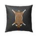 FAWN CHARCOAL Indoor|Outdoor Pillow By Kavka Designs