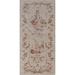 Floral Aubusson Turkish Oriental Wool Runner Rug Hand-knotted Carpet - 2'4" x 5'10"