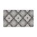 32 x 17 x 0.47 in Kitchen Mat - Laura Ashley Allie Wellness Anti-Fatigue Mat Metal | 32 H x 17 W x 0.47 D in | Wayfair LAK015804