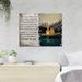 Trinx Couple Fishing On A Boat - When I Say I Love You More - Wrapped Canvas Rectangle Graphic Art Print Canvas in Gray | Wayfair