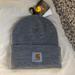 Carhartt Accessories | - New Stock Carhartt Grey Hat Beanie *New | Color: Gray/White | Size: Os