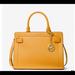 Michael Kors Bags | Michael Kors Rayne Medium Saffiano Leather Satchel | Color: Gold/Yellow | Size: Medium