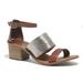 Madewell Shoes | Madewell Warren Women's Brown/Silver Size 10 Ankle Strap Leather Sandals | Color: Brown/Silver | Size: 10