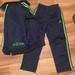 Adidas Matching Sets | Adidas Boys Track Suit, Navy Blue/Green. | Color: Blue | Size: 7b