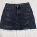 American Eagle Outfitters Skirts | Black Denim Skirt | Color: Black | Size: 0