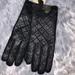 Michael Kors Accessories | Michael Kors Quilted Hamilton Lock Leather Tech Smart Gloves | Color: Black | Size: Xl