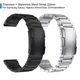 Bracelet fermoir en titane et acier pour Samsung Galaxy Watch 3 45mm pour Galaxy Watch 46mm/Gear