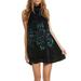 Free People Dresses | Free People Velvet Sequin Swing Dress | Color: Blue/Green | Size: Xs