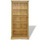 Susany 5-Tier Bookcase Mexican Pine Corona Range, Tall Bookshelf with 5 Shelves for Living Room or Office, 81x29x170 cm