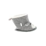 Capelli New York Booties: Gray Solid Shoes - Size 3-6 Month