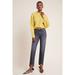 Anthropologie Jeans | Anthropologie Closed Gloria High-Rise Frayed Straight Jeans | Color: Gray | Size: 30