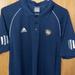 Adidas Shirts | Climacool Adidas 3-Stripe Notre Dame Fighting Irish University Golf Polo Shirt | Color: Blue/Gold | Size: M