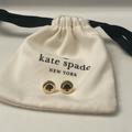Kate Spade Jewelry | Kate Spade Gold And Black Stud Earrings | Color: Black/Gold | Size: Os