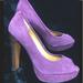 Coach Shoes | Coach Suede Peep Toe Pumps | Color: Purple | Size: 7