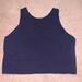 Athleta Tops | Blue Athleta Tank Top | Color: Blue/Tan | Size: M