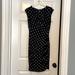 Ralph Lauren Dresses | Lauren Ralph Lauren Navy And White Polka Dot Women's Faux Wrap Dress | Color: Blue/White | Size: 6