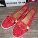 Coach Shoes | Coach Boat Shoes Women’s 7 | Color: Red | Size: 7