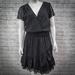 Michael Kors Dresses | Michael Kors Faux Wrap Mini Dress, Medium | Color: Black | Size: M