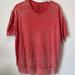 Free People Tops | Free People Cloud Nine Tee Red Size Xs | Color: Red | Size: Xs