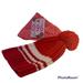 American Eagle Outfitters Accessories | American Eagle Outfitters Winter Hat With Pom-Pom Red/White | Color: Red/White | Size: Sp