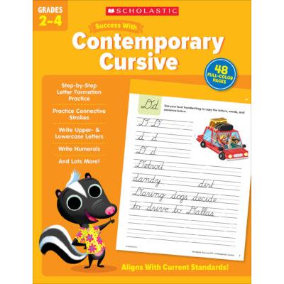 Scholastic Success With Grades 2-4: Contemporary Cursive Grades 2-4