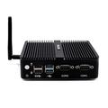 HISTTON Mini PC with CPU Celeron J4125 Windows 10 Pro Mini PC Mini Desktop Computer, 4GB DDR4 RAM 256GB SSD,2 RS232 COM,2 USB3.0, 2 LAN, HDMI, VGA, Dual WiFi, BT4.0, Fanless PC Mini Industrial PC