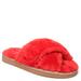 Minnetonka Lilly - Womens 7 Red Slipper Medium