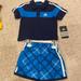 Adidas Matching Sets | Nwt Adidas Outfit For Baby Boy | Color: Black/Blue | Size: 6-9mb