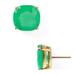 Kate Spade Jewelry | Kate Spade Square Crystal Stud Earrings In Emerald Green & Gold | Color: Gold/Green | Size: Os