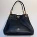 Coach Bags | Coach Black Leather Shoulder Bag | Color: Black | Size: Os