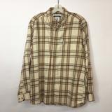 Columbia Tops | Columbia Plaid Button Up Shirt L | Color: Brown/Cream | Size: L