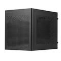 SilverStone Technology SUGO 16, schwarz, Mini-ITX-Cube-Gehäuse ganz aus Stahl, SST-SG16B (schwarz)