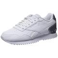 Reebok Damen Royal Glide Ripple Clip Sneaker, White Silver Met White, 37 EU