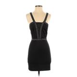 Forever 21 Cocktail Dress - Bodycon Plunge Sleeveless: Black Dresses - Women's Size Small